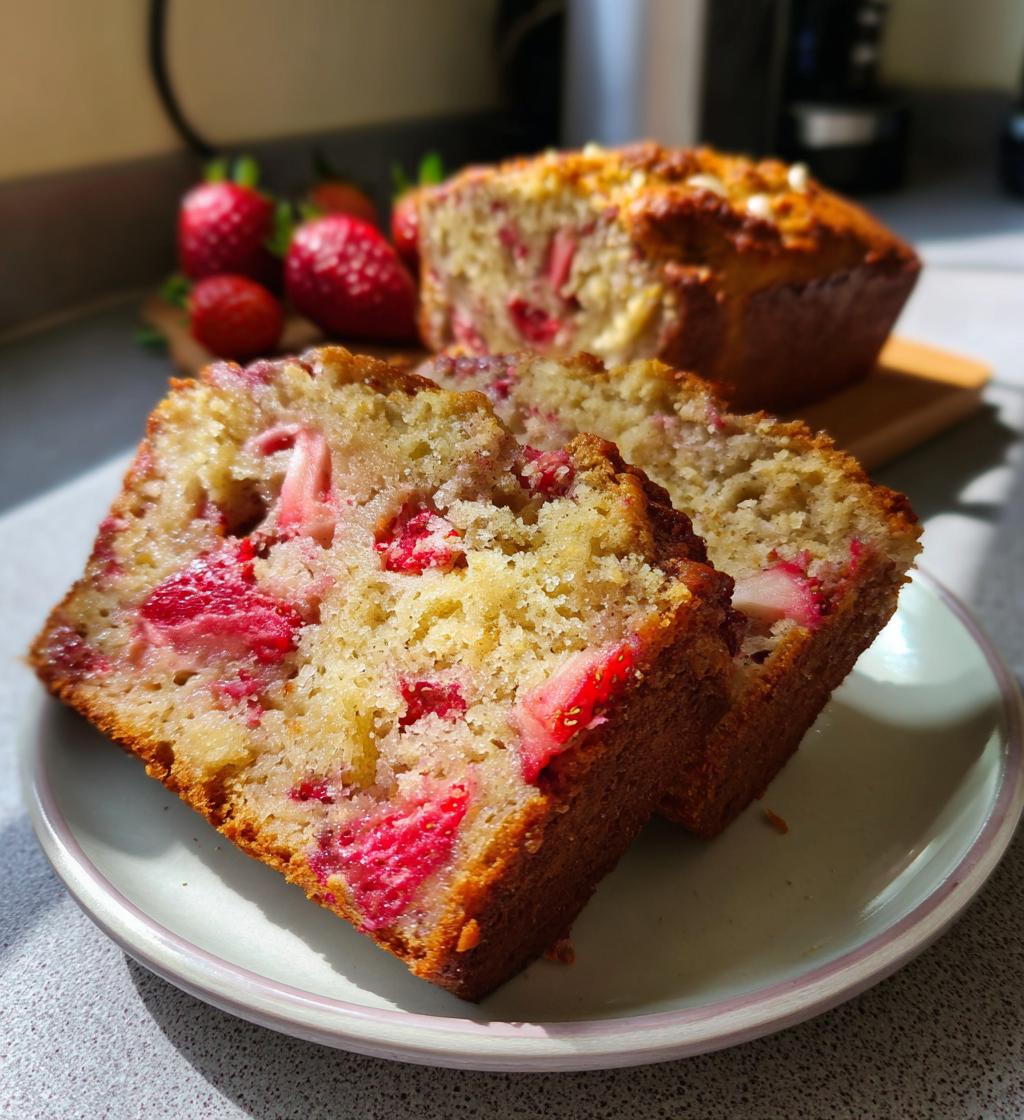 strawberry banana bread