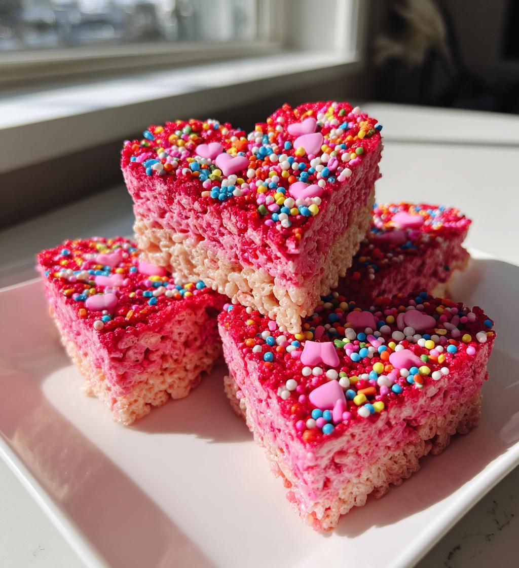 valentines rice crispy treats