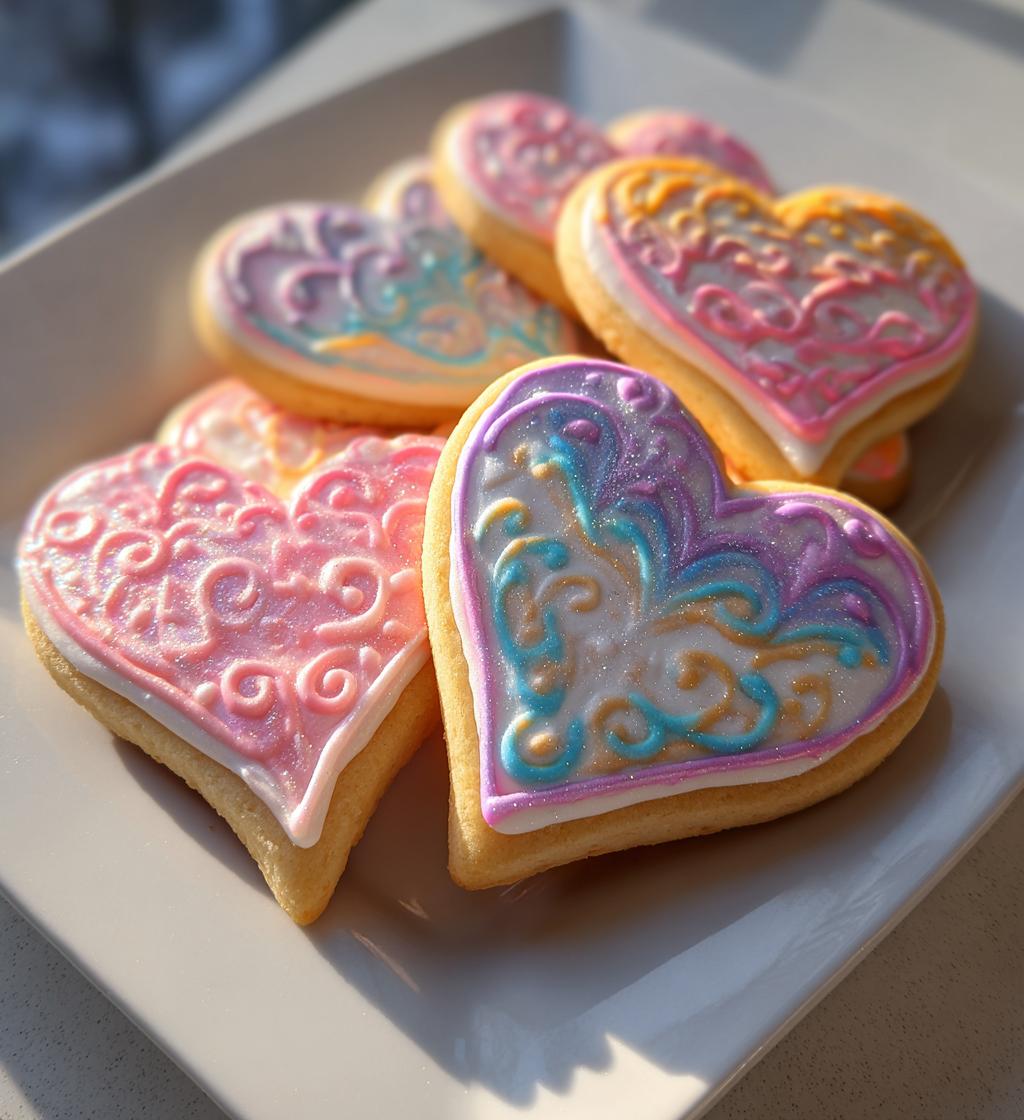 valentines sugar cookies
