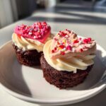 Mini valentines cakes