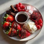 Valentines dessert board