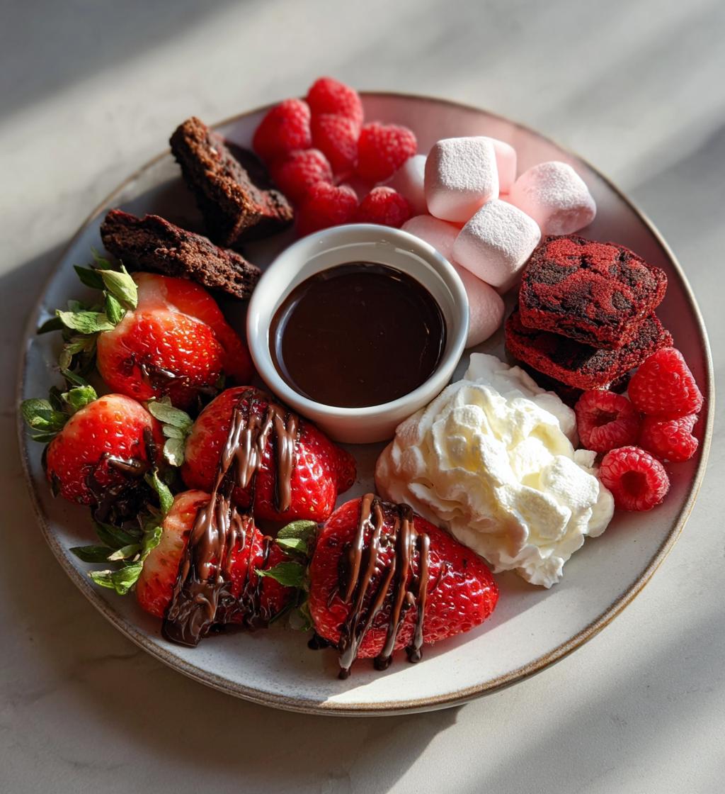 Valentines dessert board