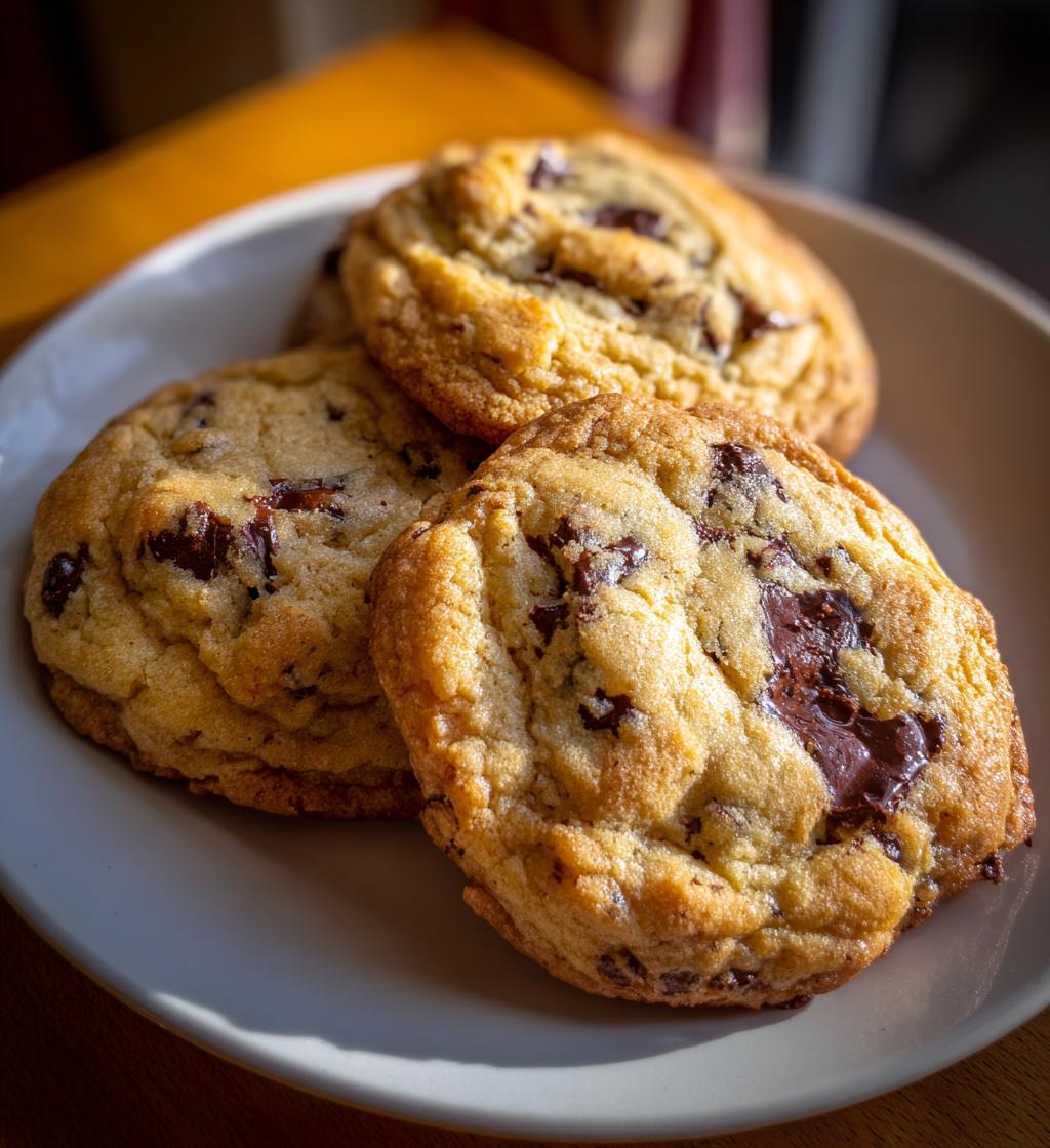 healthy chocolate chip cookies