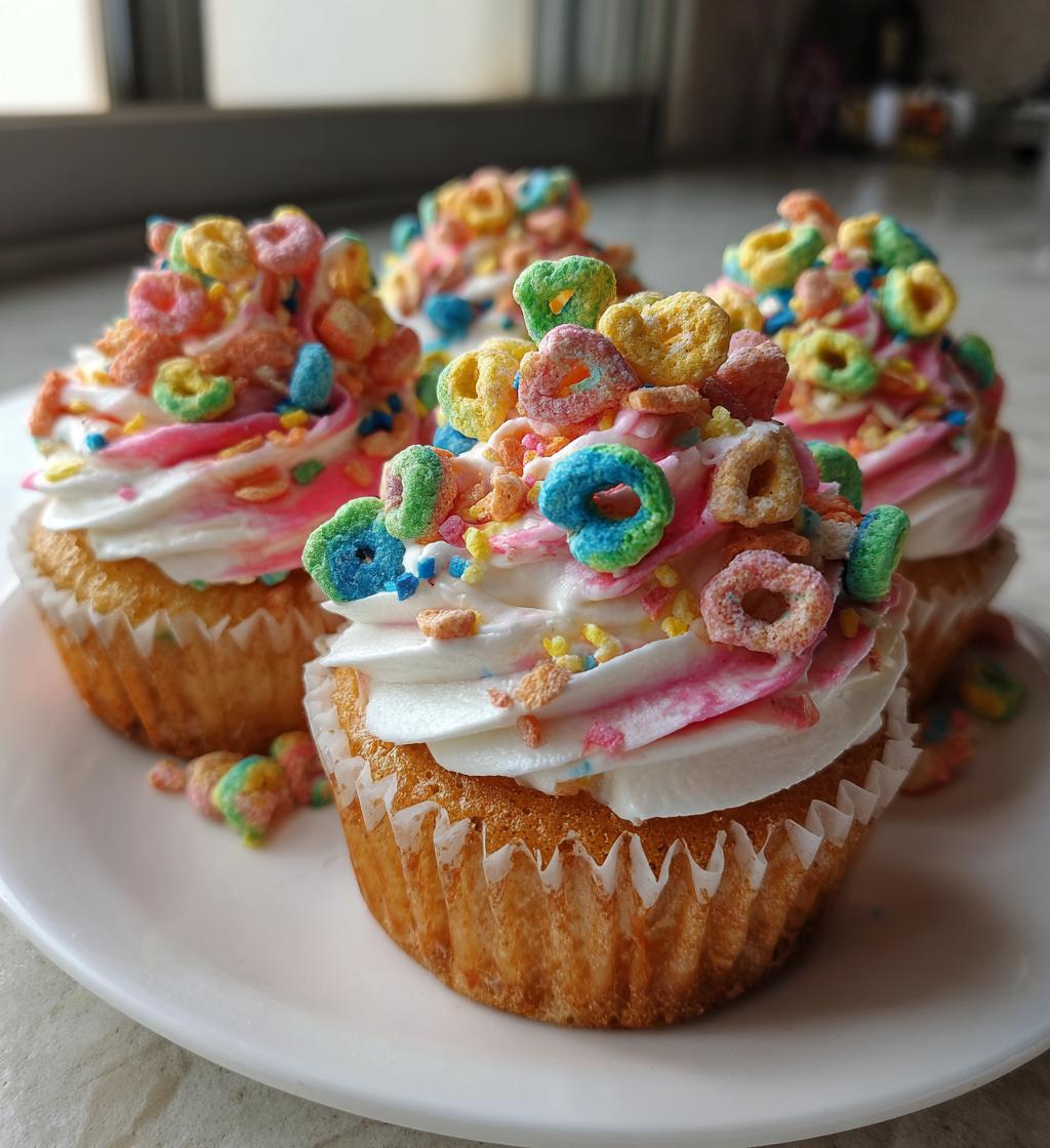 lucky charms cupcakes
