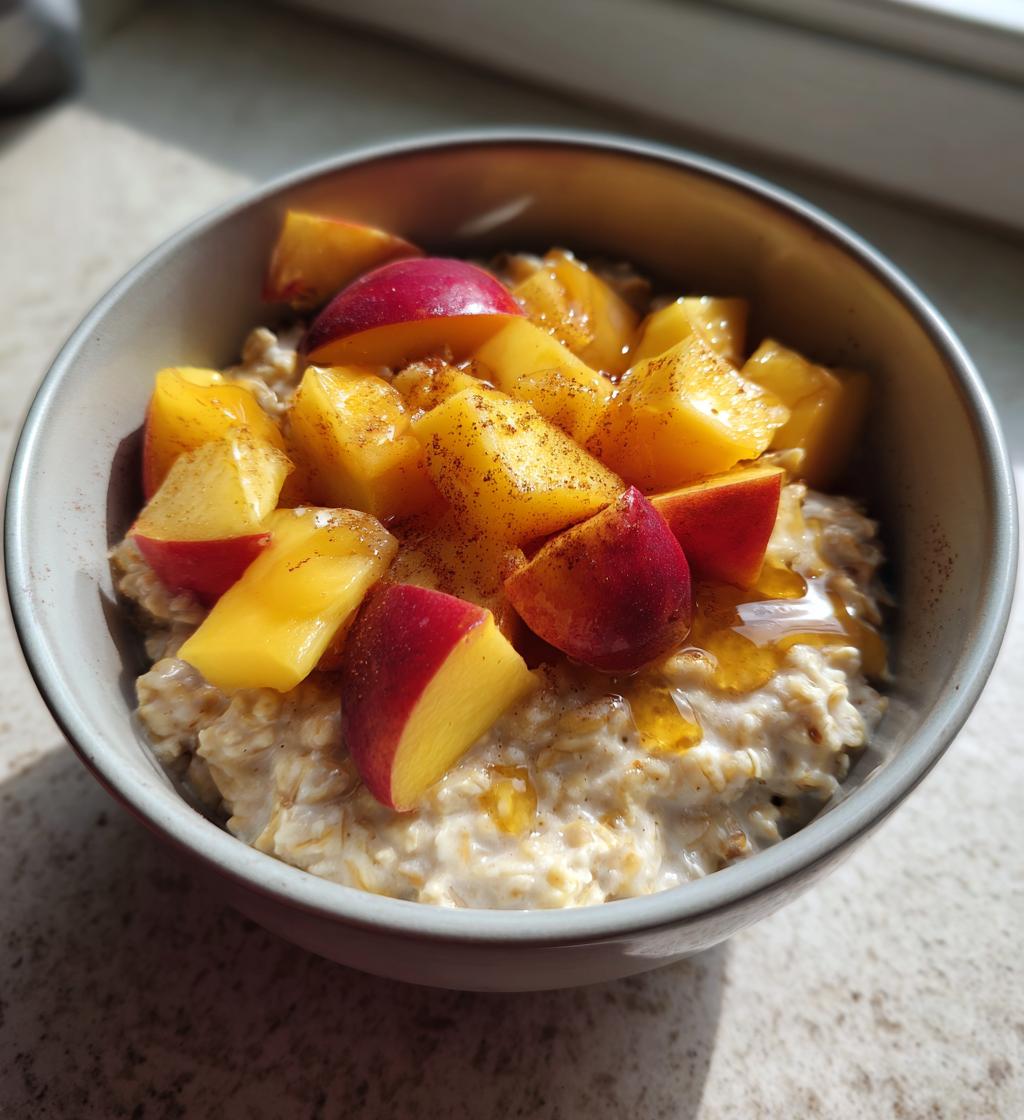 peach overnight oats: 5 steps to a delightful breakfast