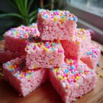 pink rice crispy treats
