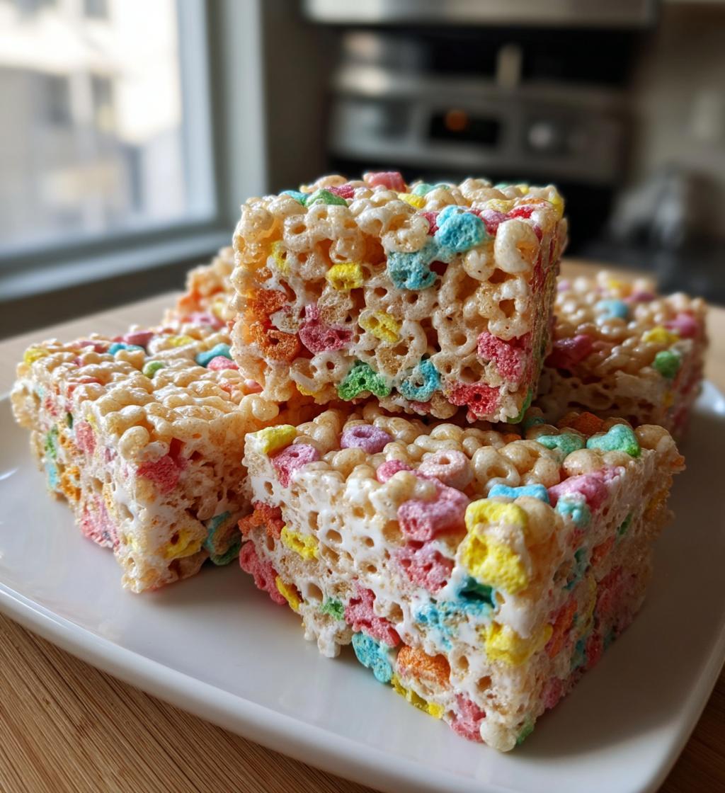 rice krispie treats lucky charms
