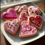 valentine cookies decorated