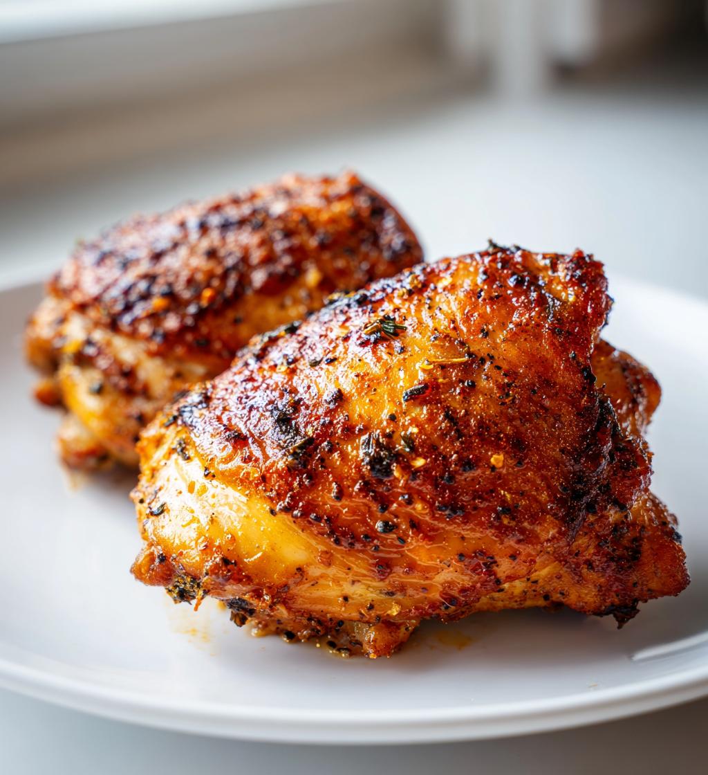 air fryer chicken thighs