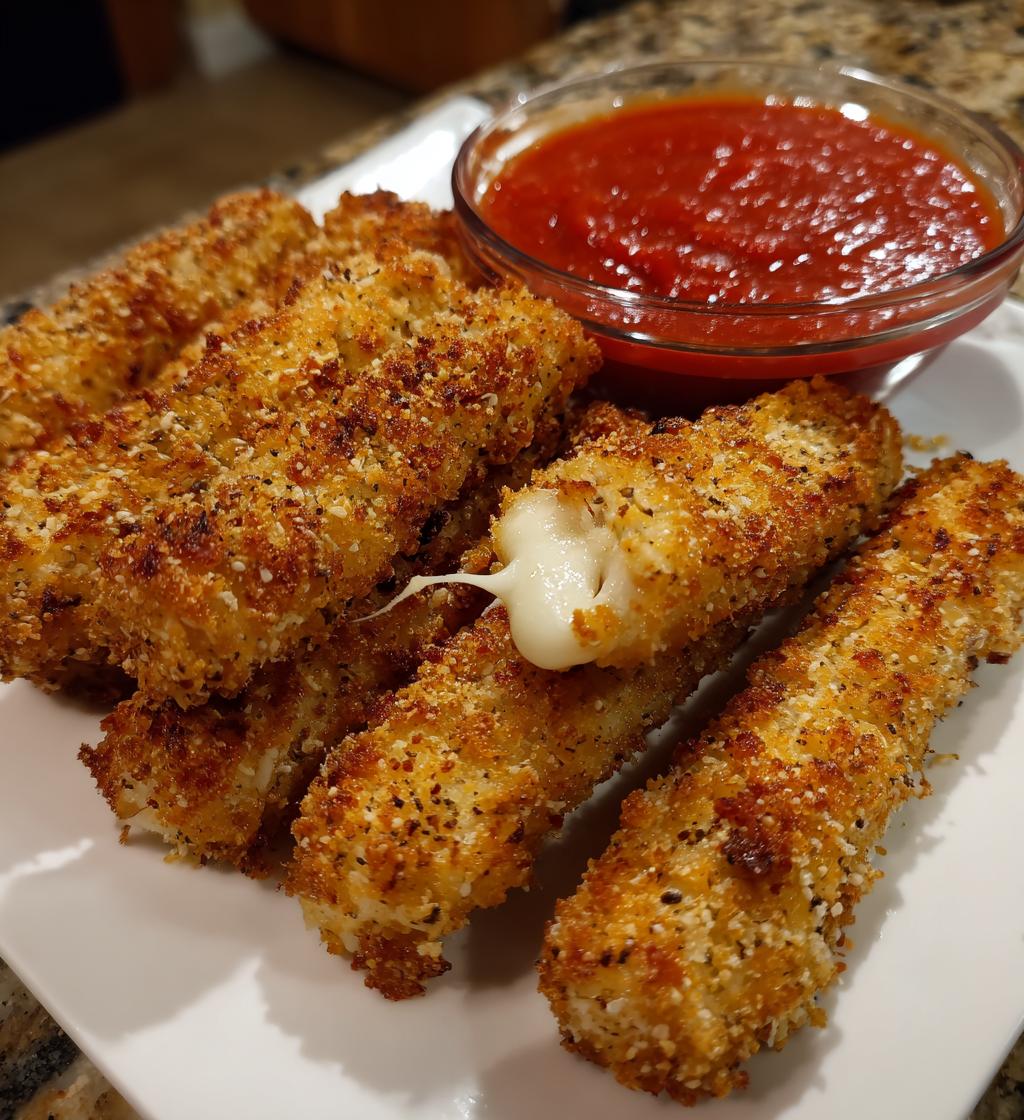 air fryer mozzarella sticks