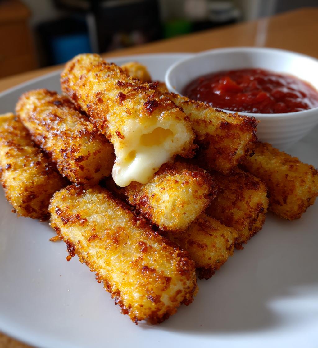 air fryer mozzarella sticks