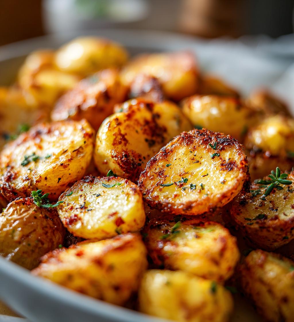 air fryer roasted potatoes