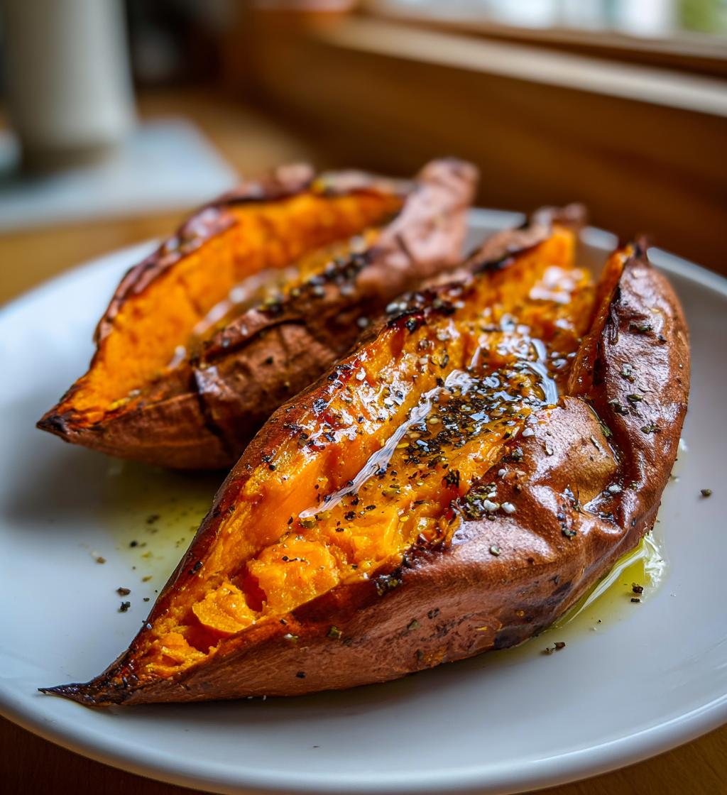 baked sweet potatoes