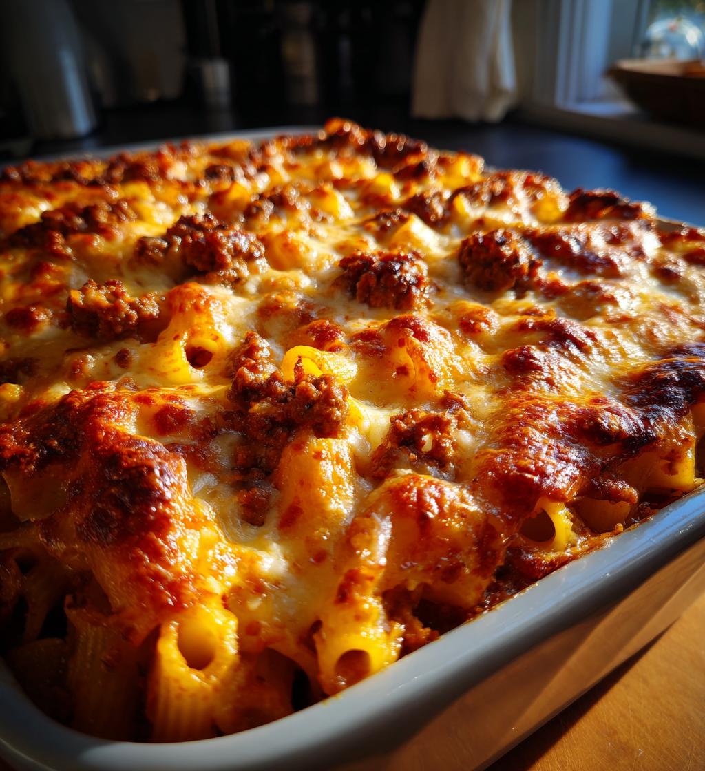 baked ziti with ground beef