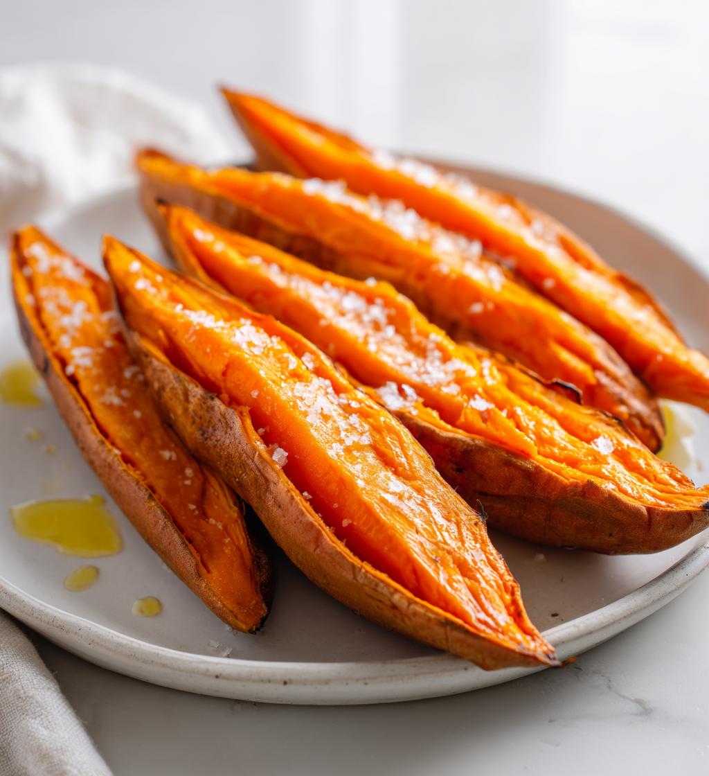 baking sweet potatoes in oven