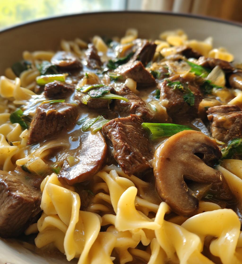 beef stroganoff easy