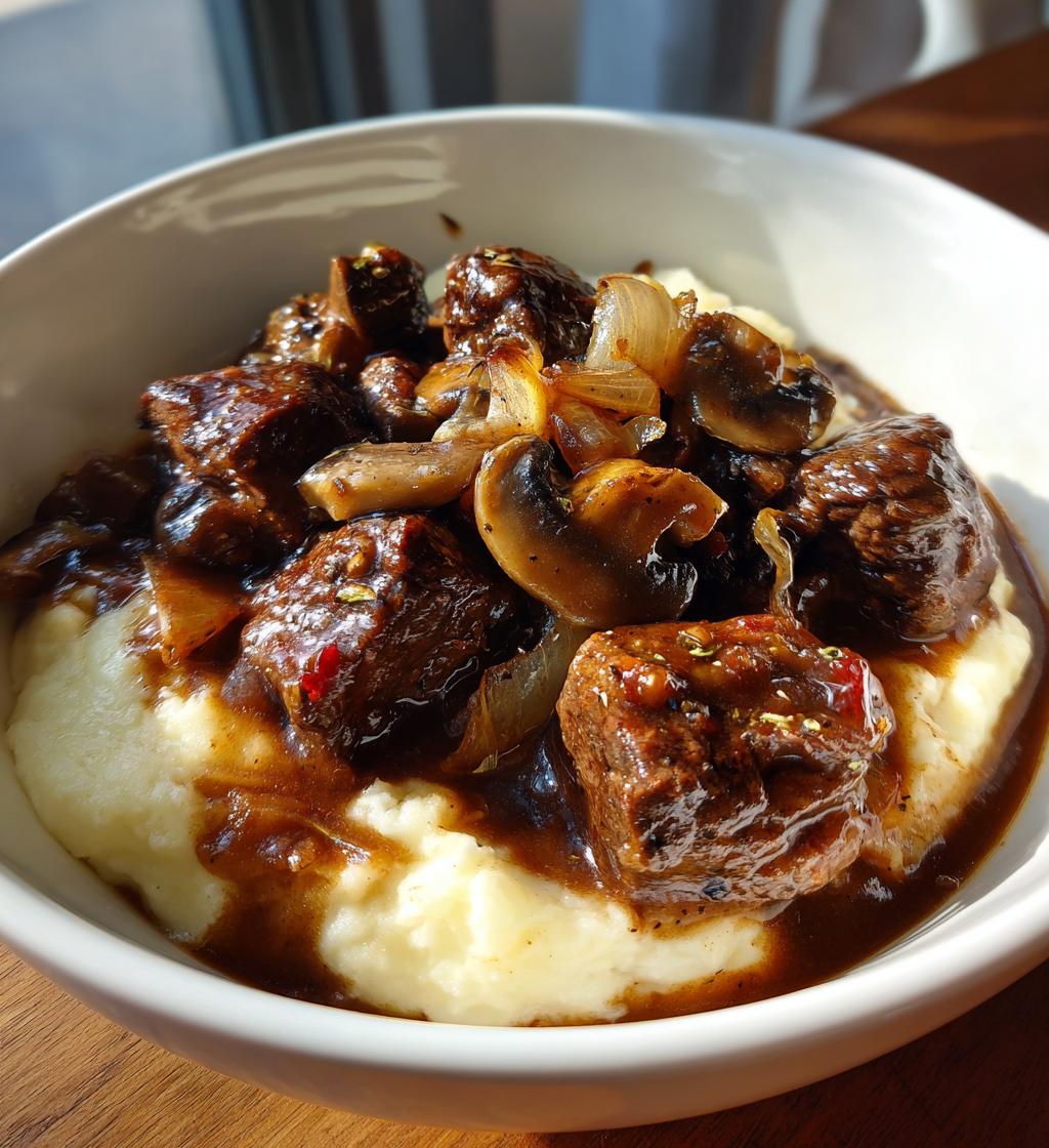 beef tips and gravy