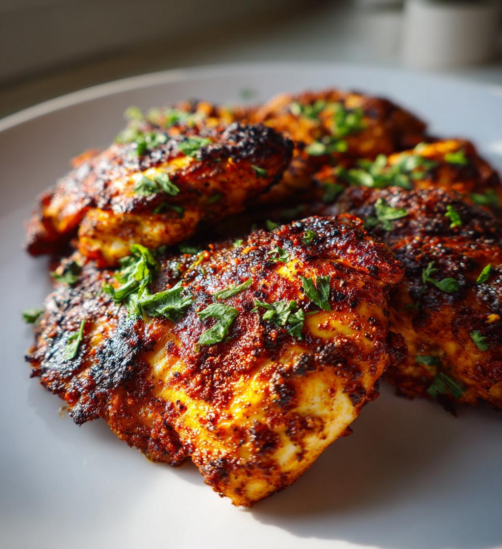 blackened chicken