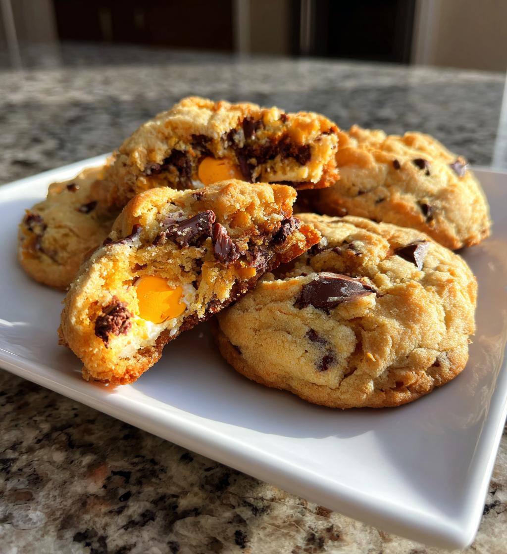 cadbury egg cookies