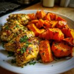 chicken and sweet potatoes