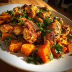chicken and sweet potatoes