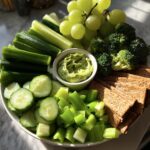green snacks for color party