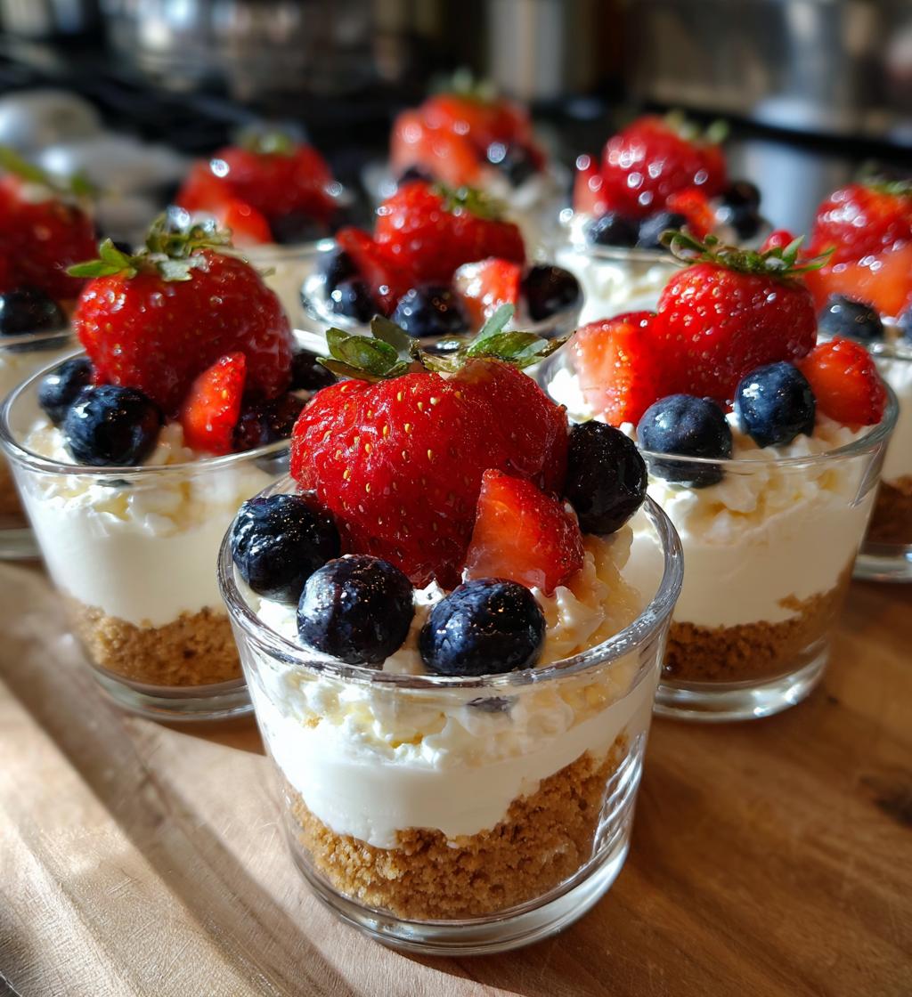 mini desserts for parties in cups