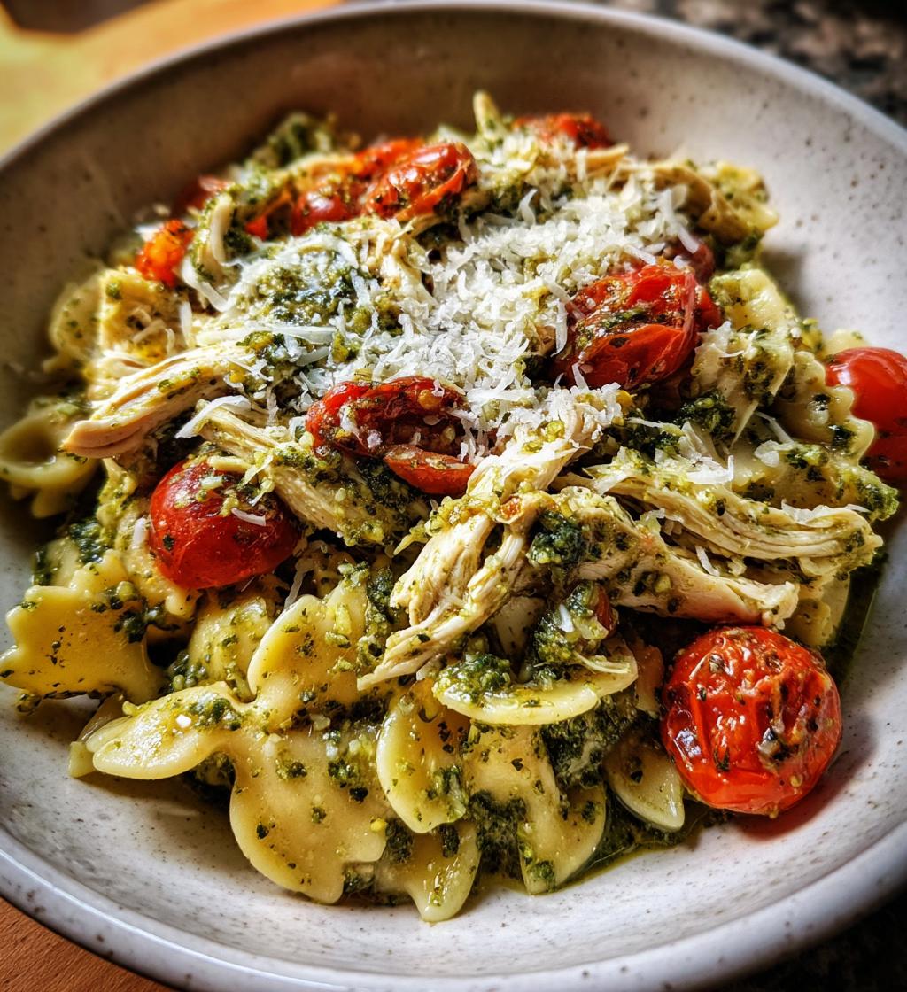 pesto chicken pasta