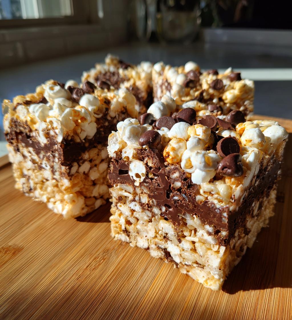 popcorn rice crispy treats
