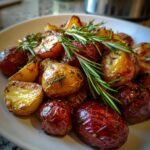 roasted red and yellow potatoes