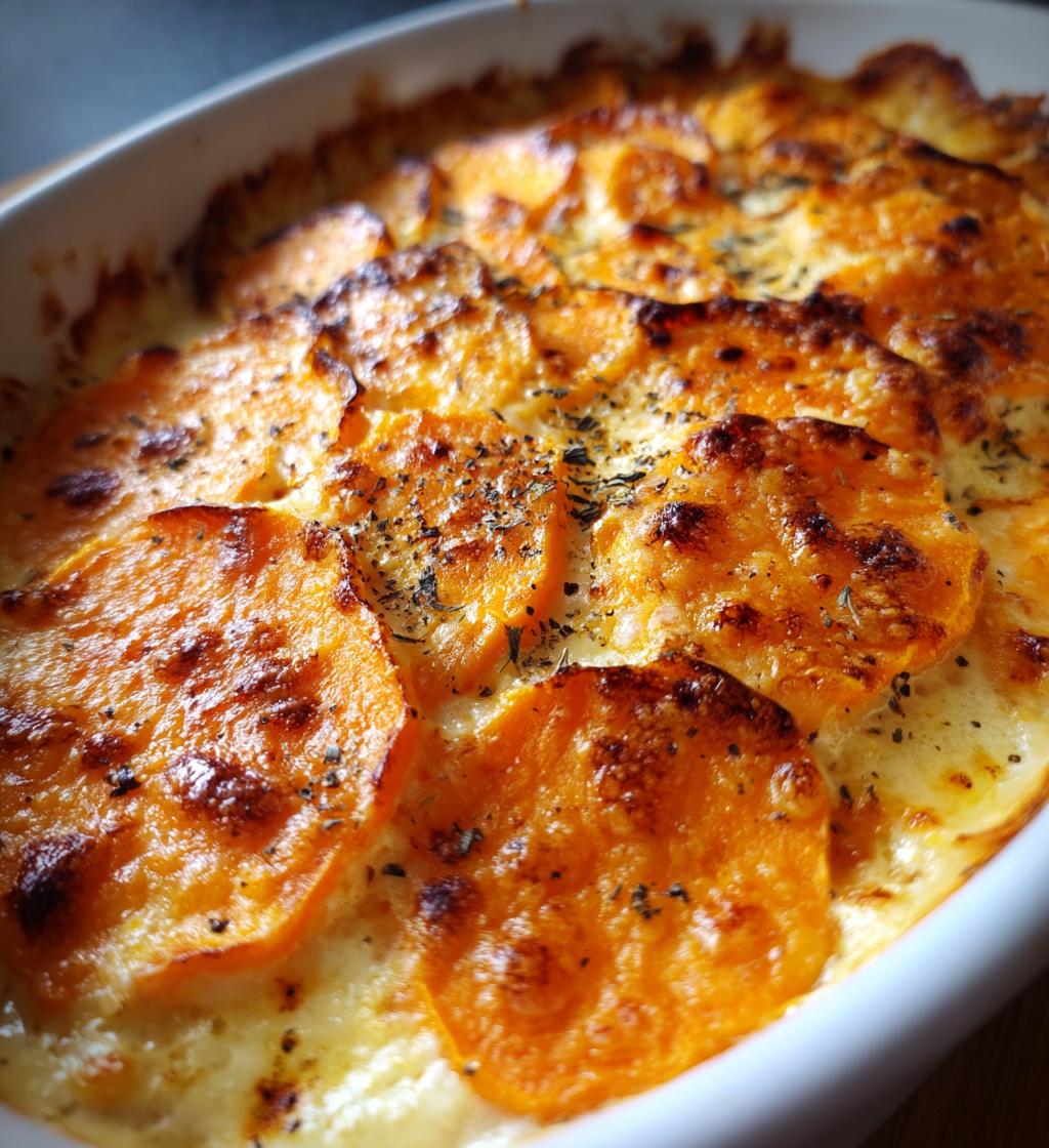 scalloped sweet potatoes