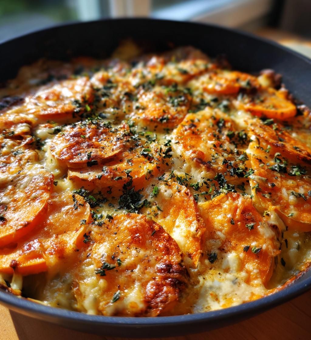scalloped sweet potatoes
