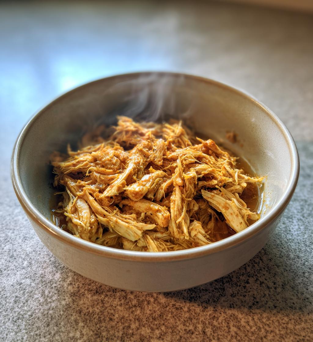 shredded chicken