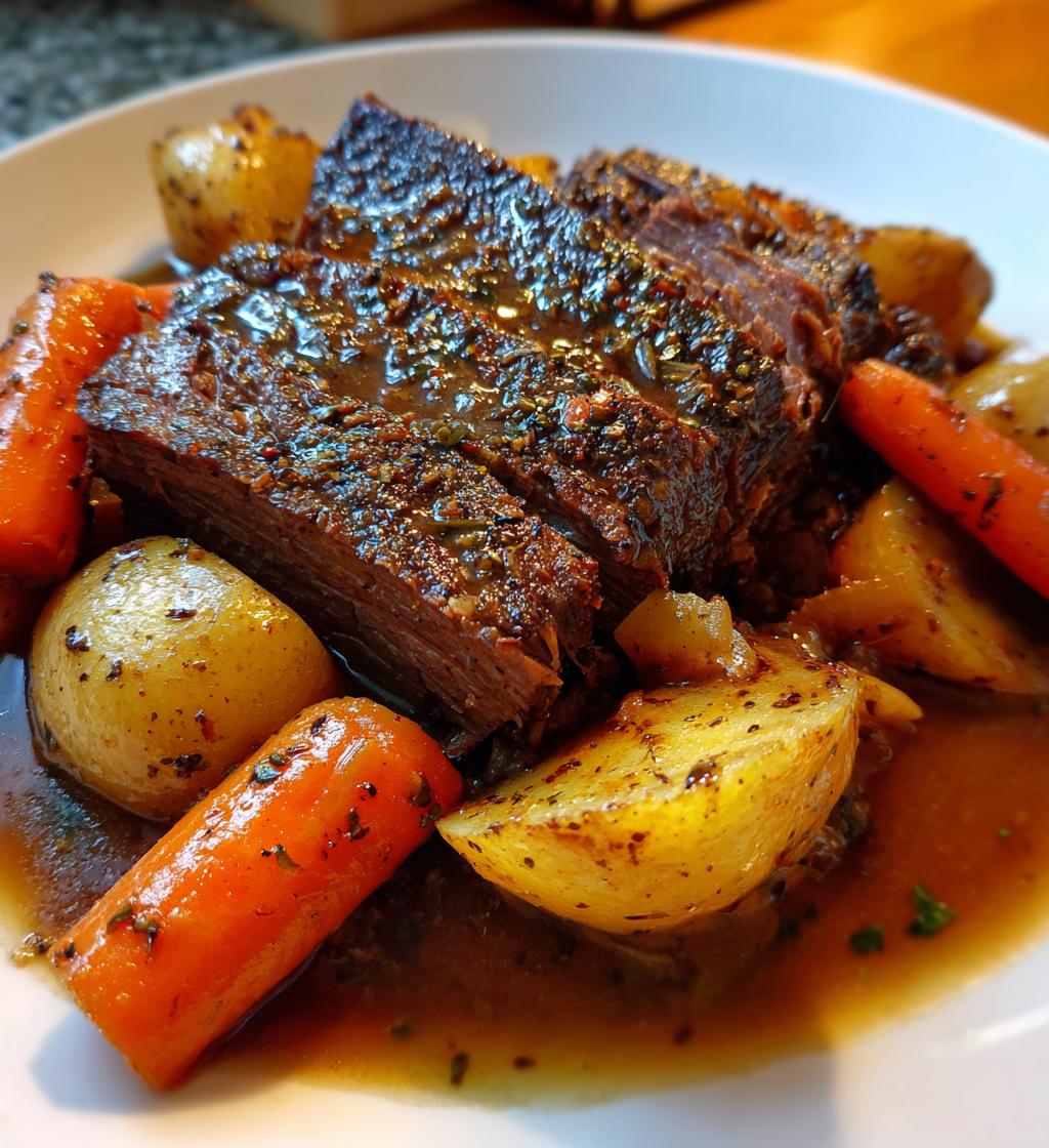 slow cooker chuck roast