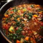 soup with ground beef