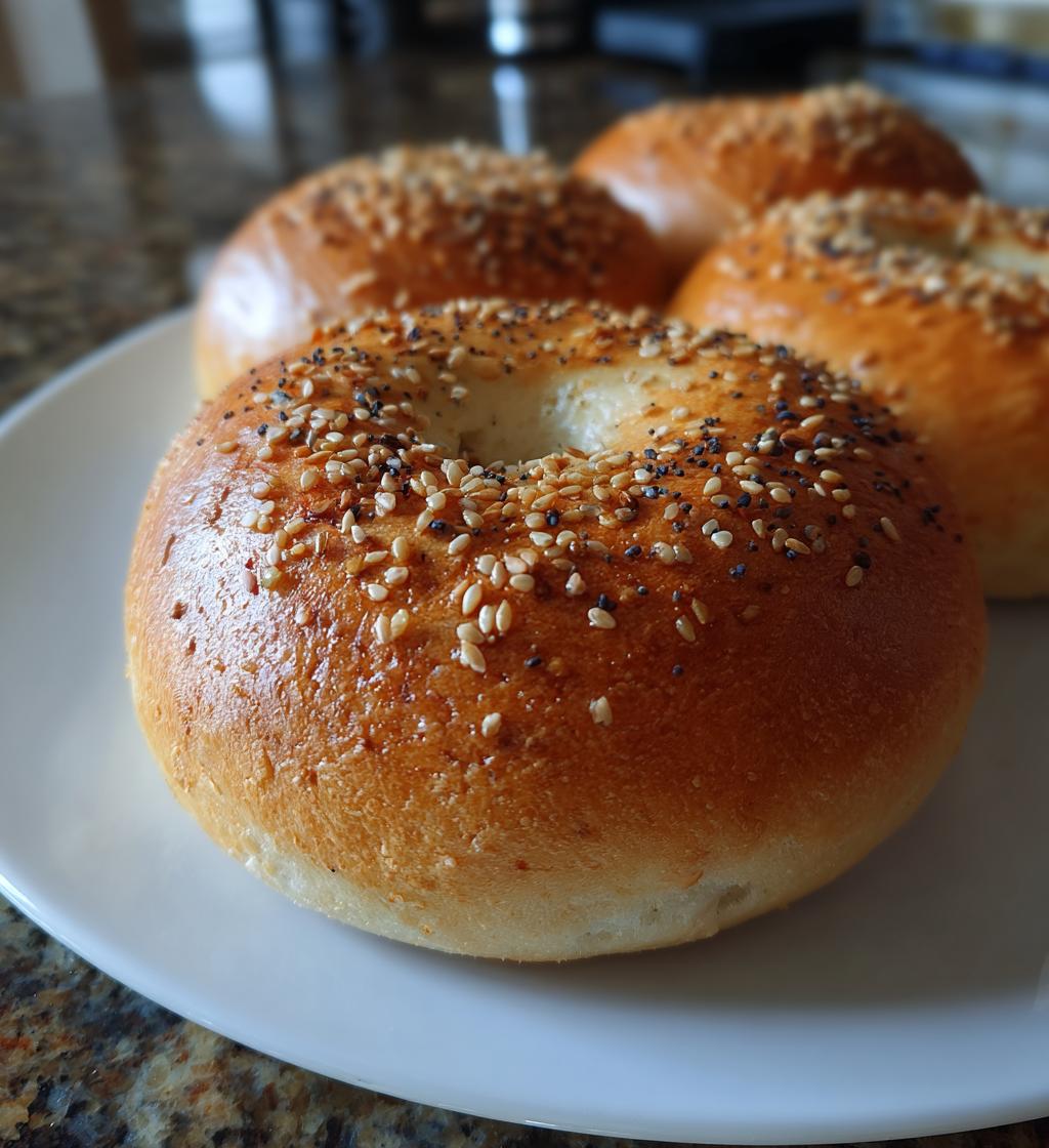 sourdough bagels