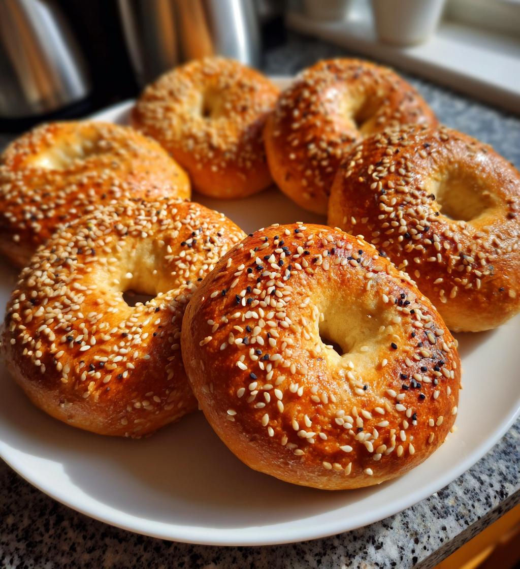 sourdough bagels