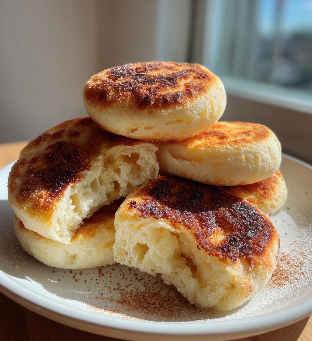sourdough english muffins