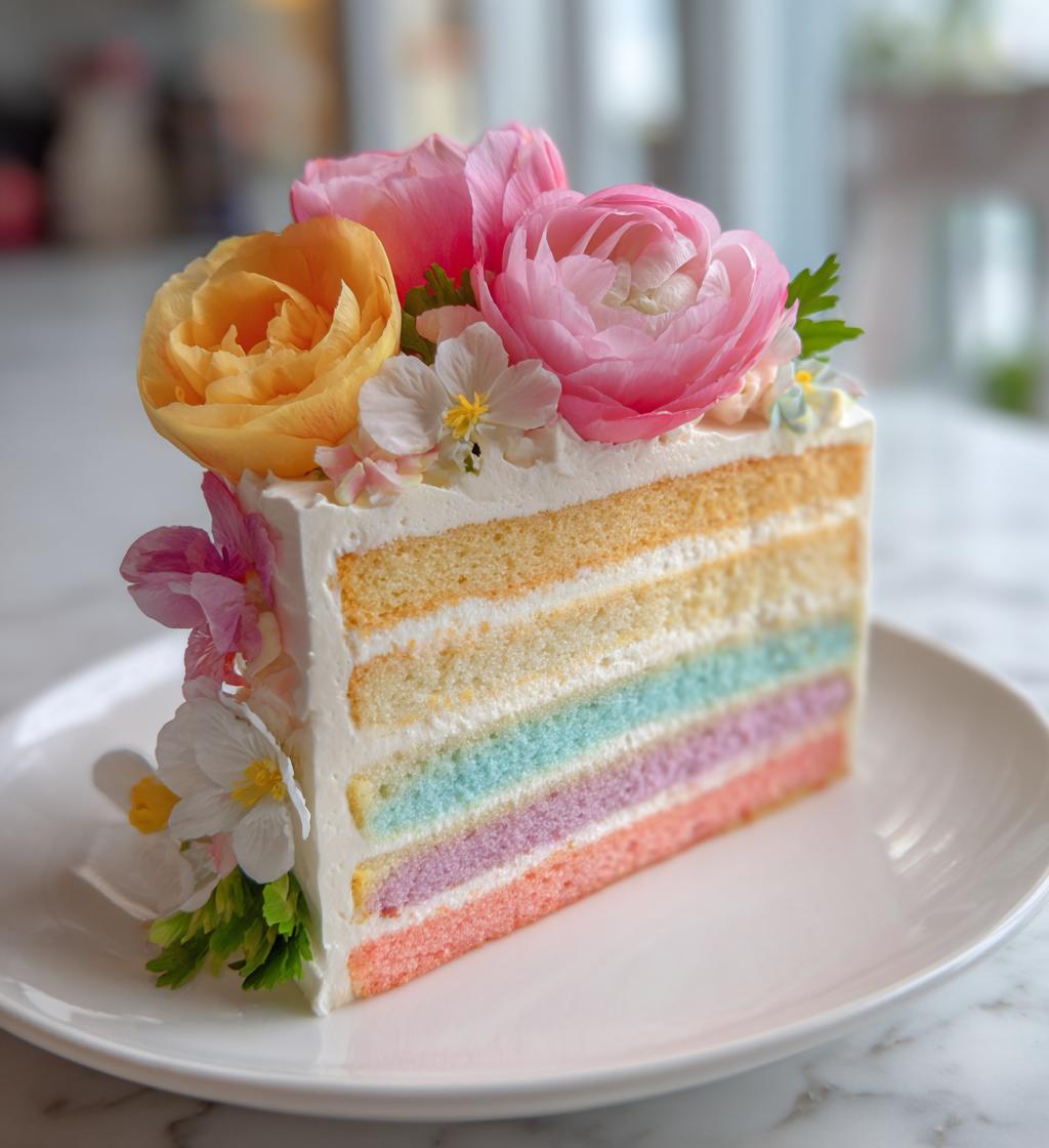 spring birthday cake