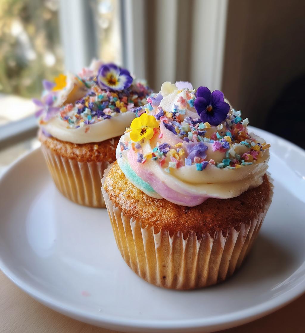 spring cupcakes