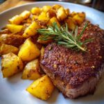steak and potatoes