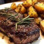 steak and potatoes