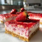 strawberry cheesecake bars recipes