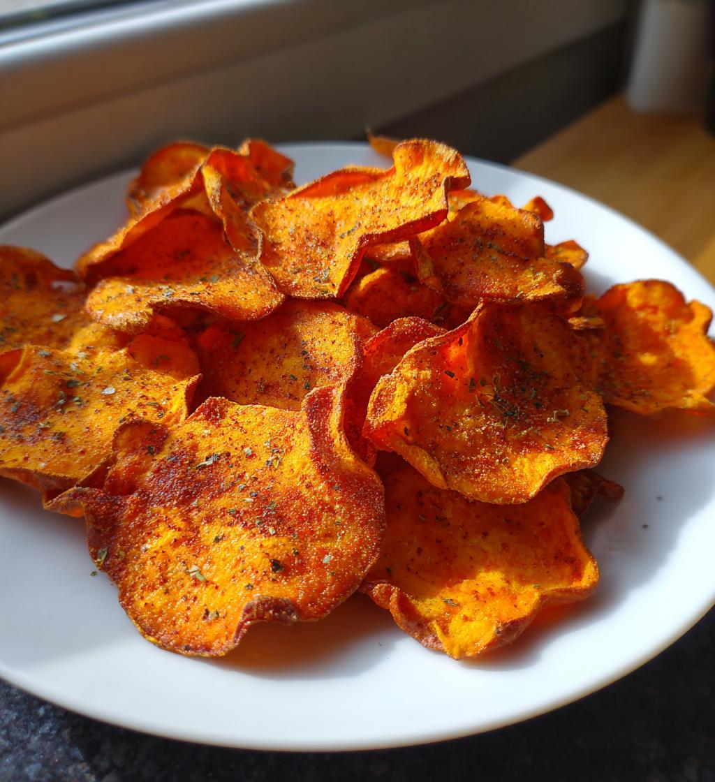 sweet potato chips air fryer
