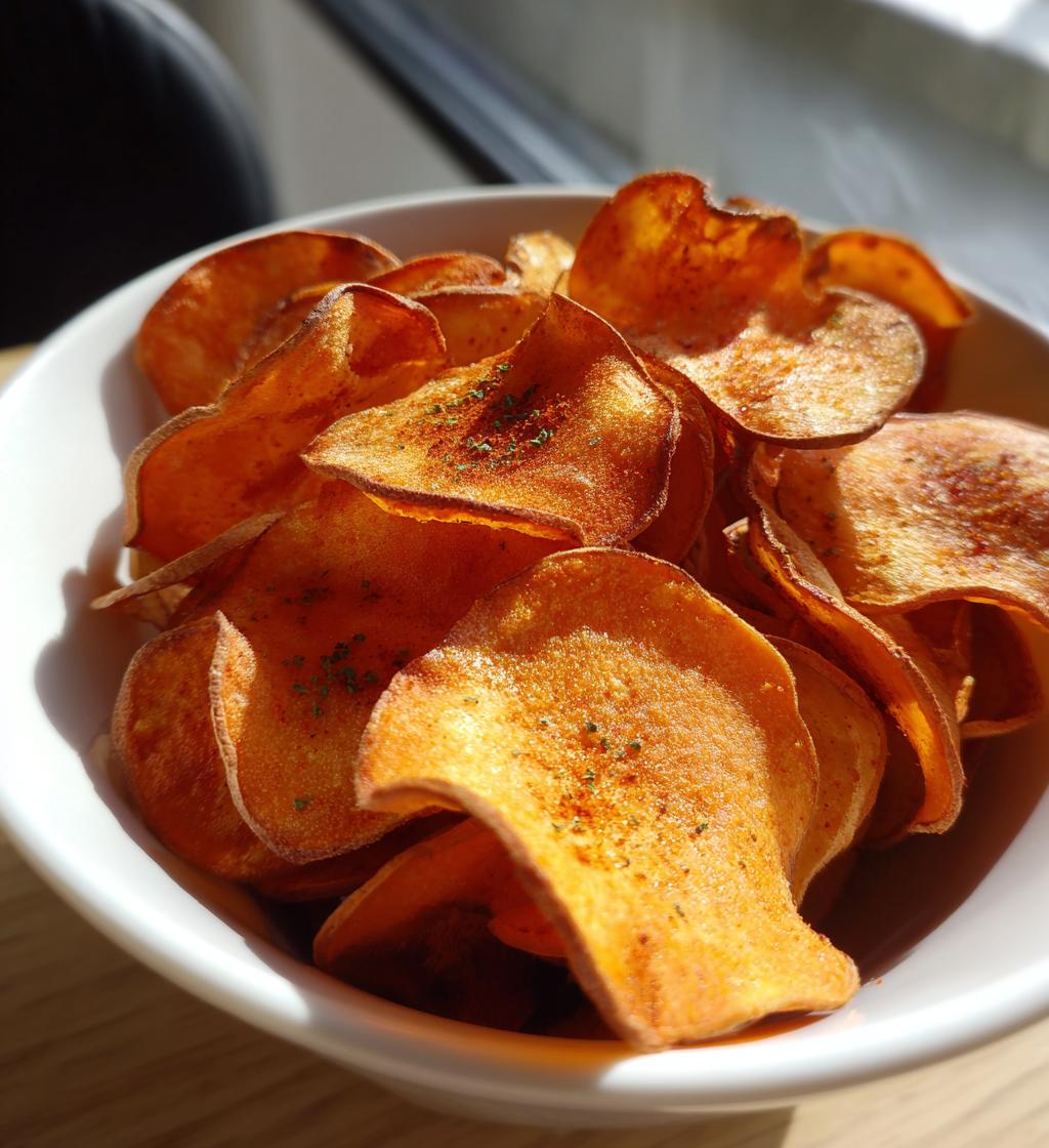 sweet potato chips air fryer