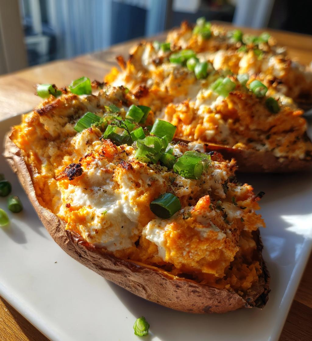 twice baked sweet potatoes