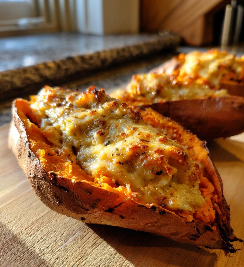 twice baked sweet potatoes