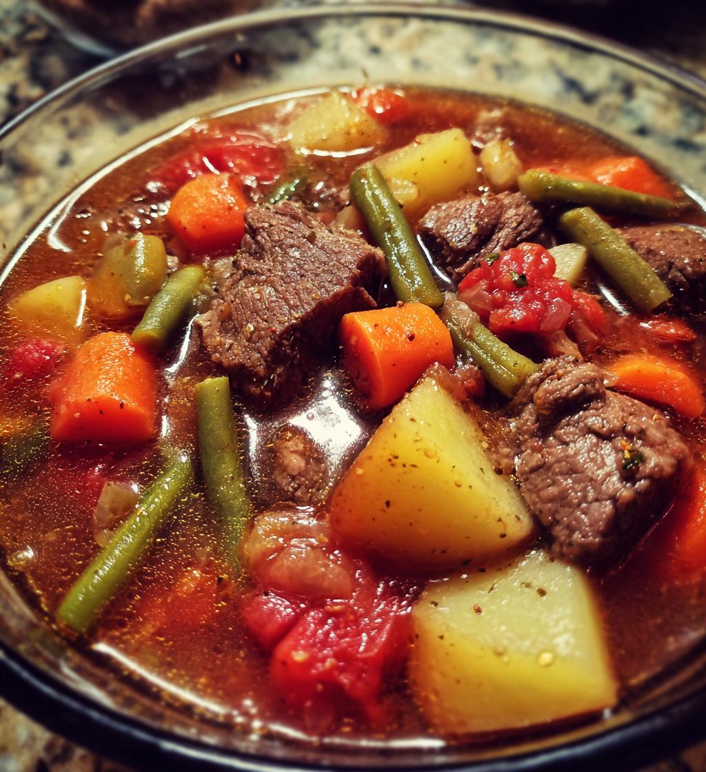 vegetable beef soup