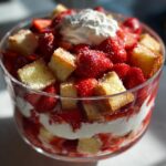 Air Fryer Strawberry Shortcake Trifle