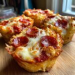 Quick Air Fryer Pizza Cupcakes